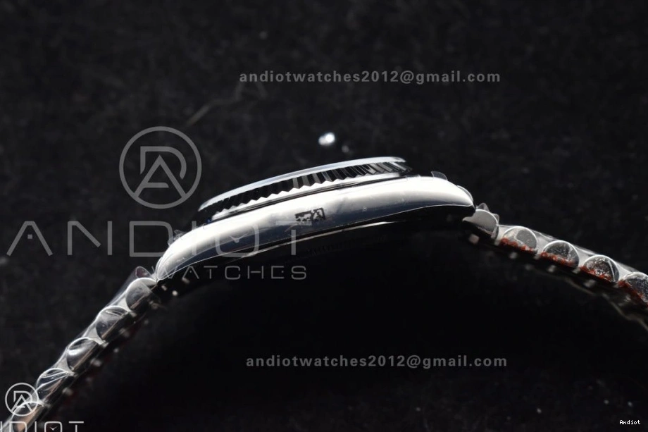 Bracelet 40 Stick Dial Blue 904L GMF DayDate Steel Ice V2 A3255 President SS On 0204